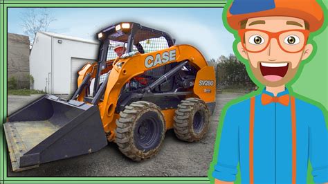 skid steer videos for children|blippi construction .